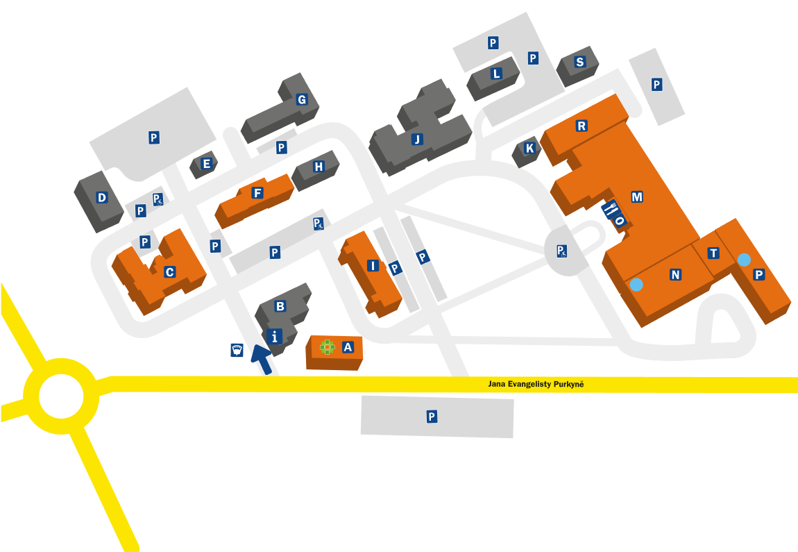 Mapa areálu