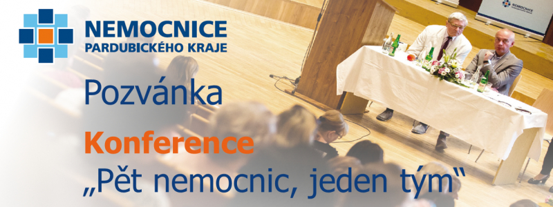 Pozvánka na konferenci „Pět nemocnic, jeden tým“